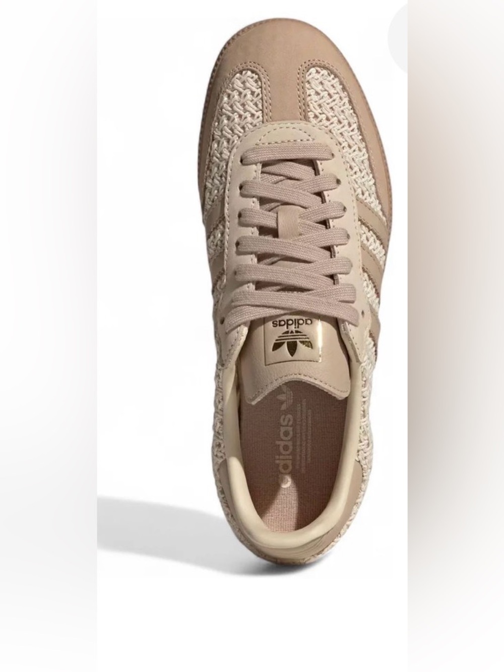 Adidas Samba Of women Gum Sole Sneaker - Tan/Beige - Picture 4 of 7
